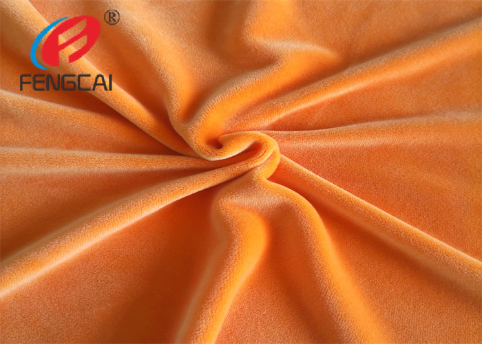 Spandex Polyester Elastic 4 Ways Stretch Velvet Fabric For Women Dress Garment