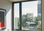 Double Glazed Aluminium Windows , Grey Aluminium French Doors Exterior Swing
