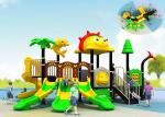 OEM Kids Plastic Playground Equipment , Skidproof Jungle Gym Outdoor Playground