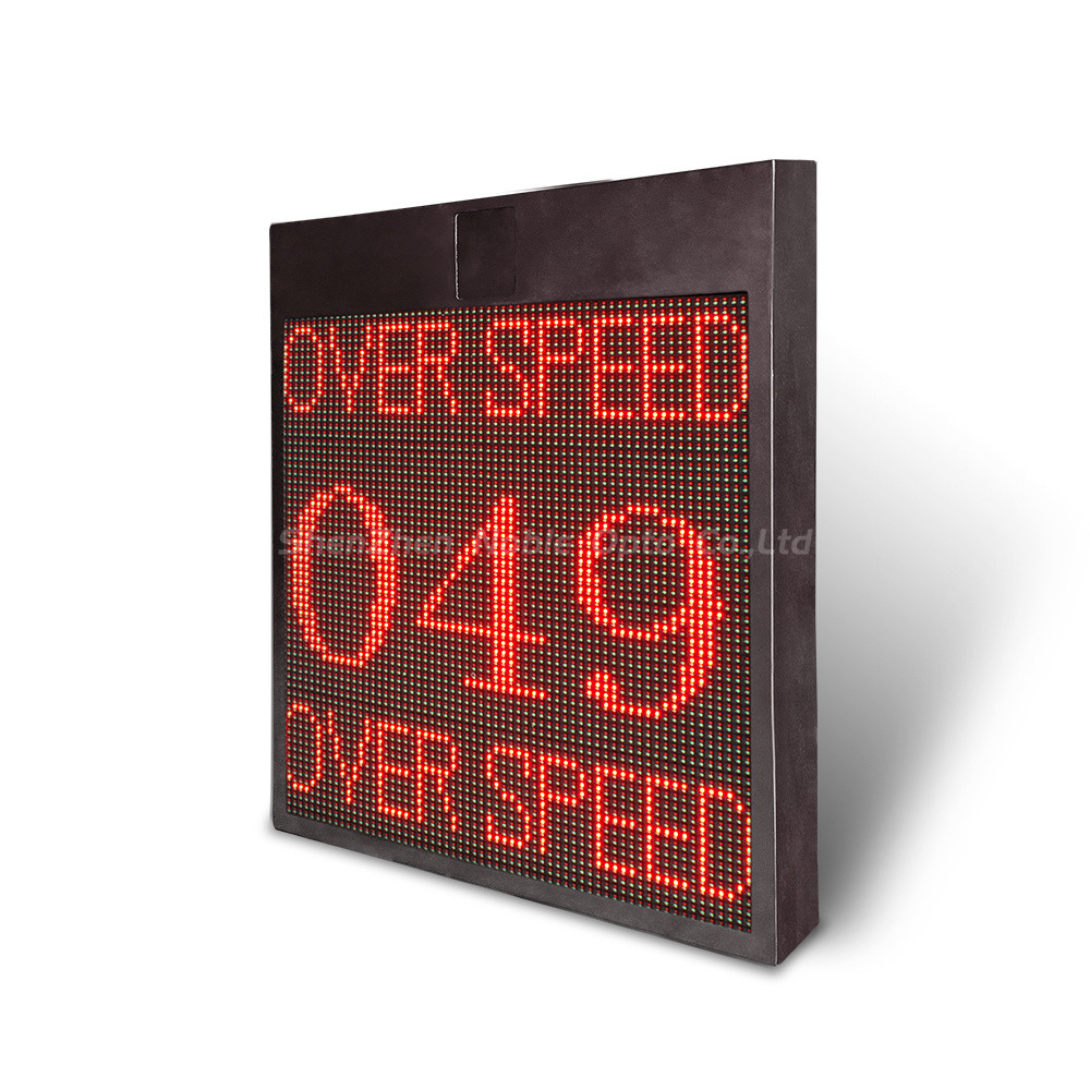 VMS Display Radar Speed Signs Sign With Plate Recognition With radar speed detector