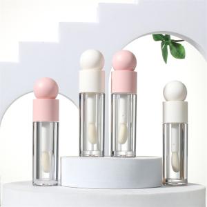 Wholesale Cosmetic bottle for Lip Balm Round Empty Crown Plastic Lip Gloss Oil Packaging Tubes from china suppliers