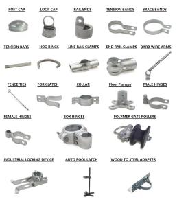 Wholesale Plastic Coating Chain Link Fence Hardware Metal Fence Accessories from china suppliers