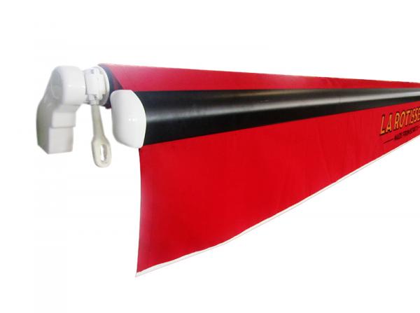Outdoor aluminum card type retractable awning for patio, patio, shop, hotel awning