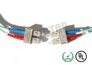 Wholesale 50 / 125 um Fiber Optic Patch Cord MM OM 4 For Test Equipment / Metro from china suppliers