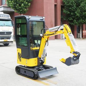 Wholesale Multifunctions 1500kg Mini Track Excavator Earth Moving Machinery Compact Digger from china suppliers