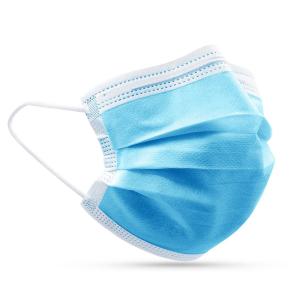 Wholesale Blue Non Woven Fabric Face Mask / Particulate Sanitary Pp Non Woven Mask from china suppliers