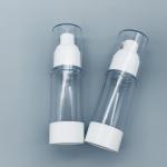 White Transparent Acrylic Airless Bottle 15 30 50ML
