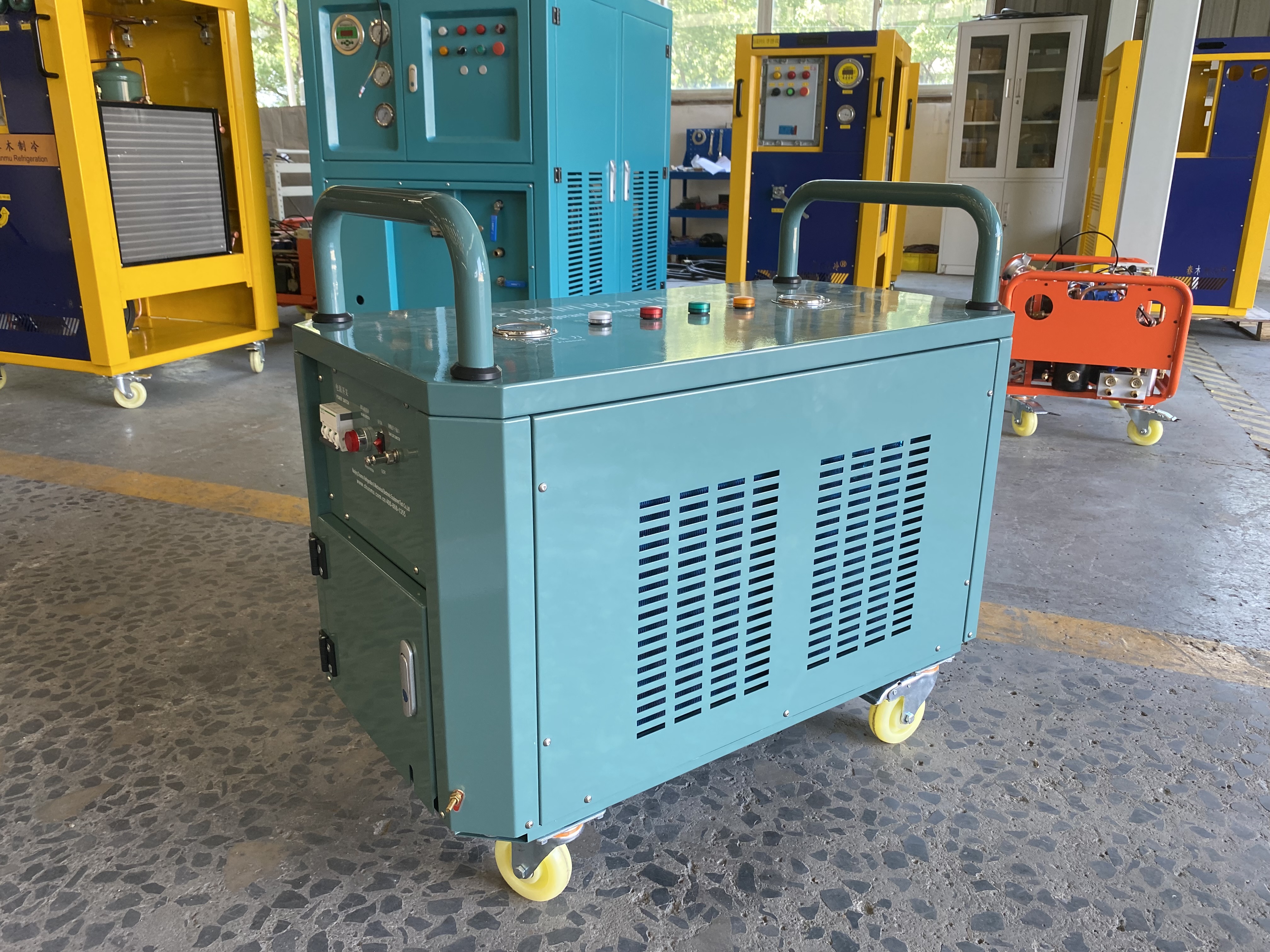 Freon R22 Ac Machine Car Recovery Full Auto Refrigerant Charging Equipment