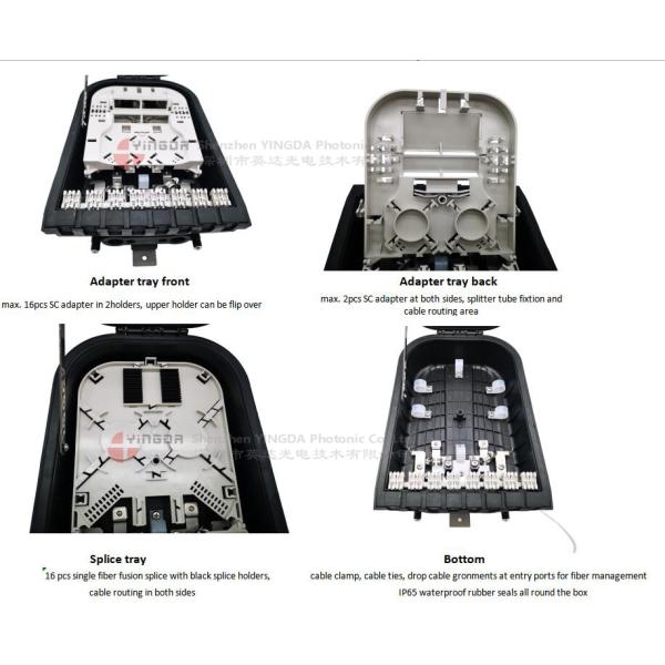 Optical Terminal Closure Fiber Optic Junction Box OCT-16B Nap FDB0216B Pole Mount