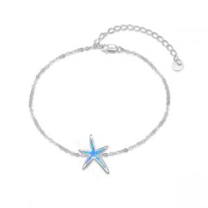 Wholesale Starfish Bracelet Opal Bracelets for Women Girls Fine Jewelry Birthday Mother