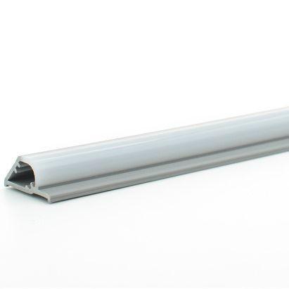 Medical Equipment White Plastic U Channel Trim Deformation Resistant Plastic