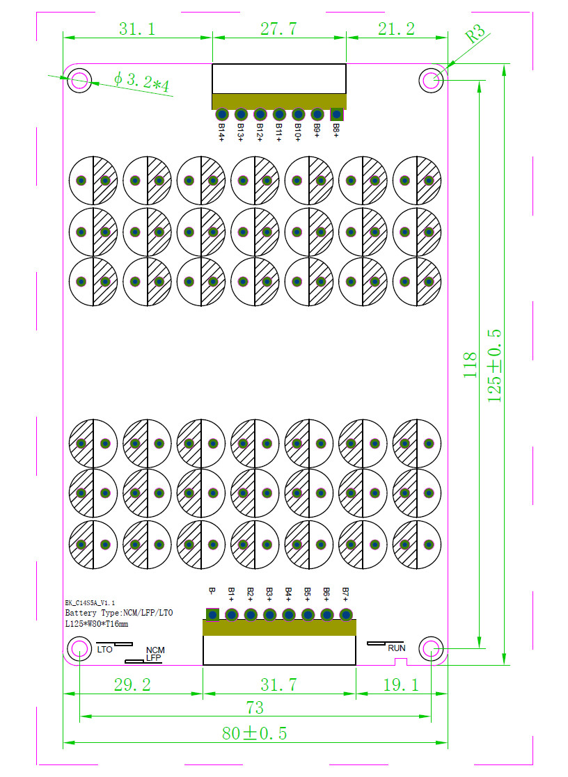 Active Equalizer 9s 10s 11s 12s 13s 14s 5a Active Balancer Lifepo4/Lithium BMS For Solar System