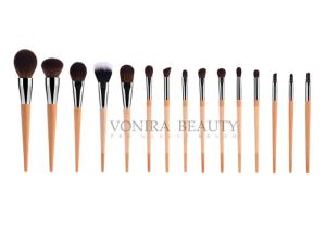Wholesale 15Pcs Professional Makeup Brush Collection Kit / Beauty Professional Brush Set from china suppliers