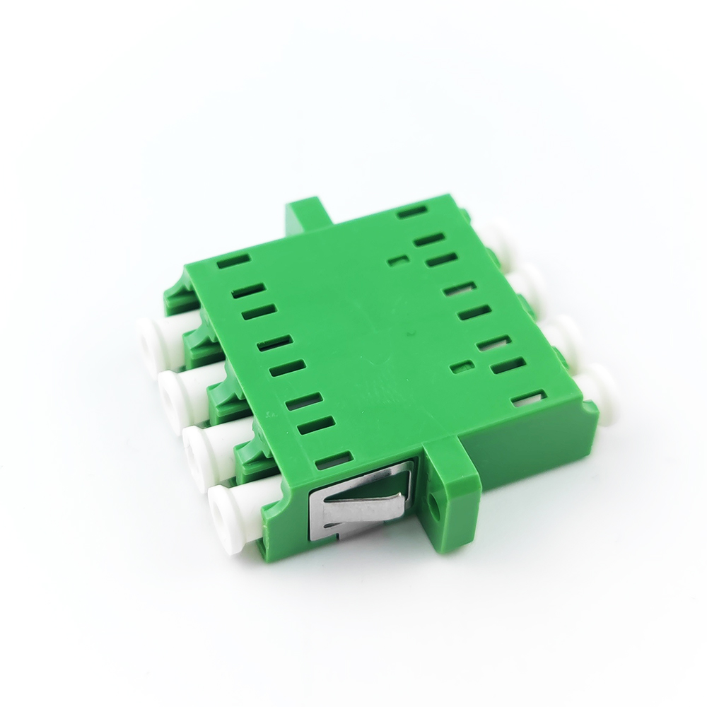 Standard Flange 2-Port Duplex LC UPC Optic Fiber Adapter Used Earless Coupler for FTTH