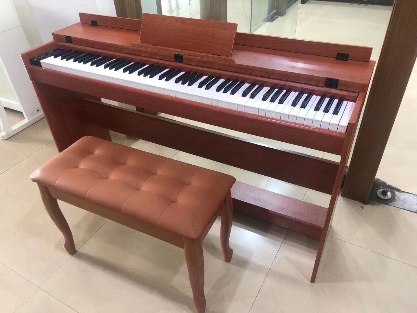The hot sale digital piano china manufacturer black and white wooden shell 88 keys keyboard electronic piano