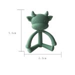 Custom Cartoon Silicone Baby Teether , Food Grade Silicone lnfant Training