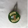 Buy cheap Satained Glass Beauty Lapel Pin Zinc Alloy Badge with two metal butterfly from wholesalers