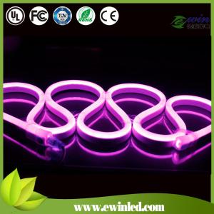 Wholesale Milky white PVC lamp body blue color led neon mini 8.5*17mm 24v DC 6w/m flex neon light from china suppliers