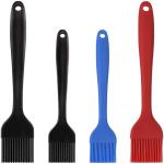 FDA Long Handle Silicone Basting Brush , OEM Silicone Bbq Basting Brush