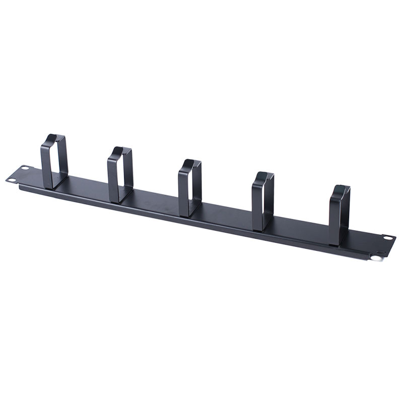 1U 12 ring 24 ring cable management bar for Networking System in 19" rack data cabinet