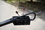Double Wheel Pavement 450mm Walking Road Roller For Construction