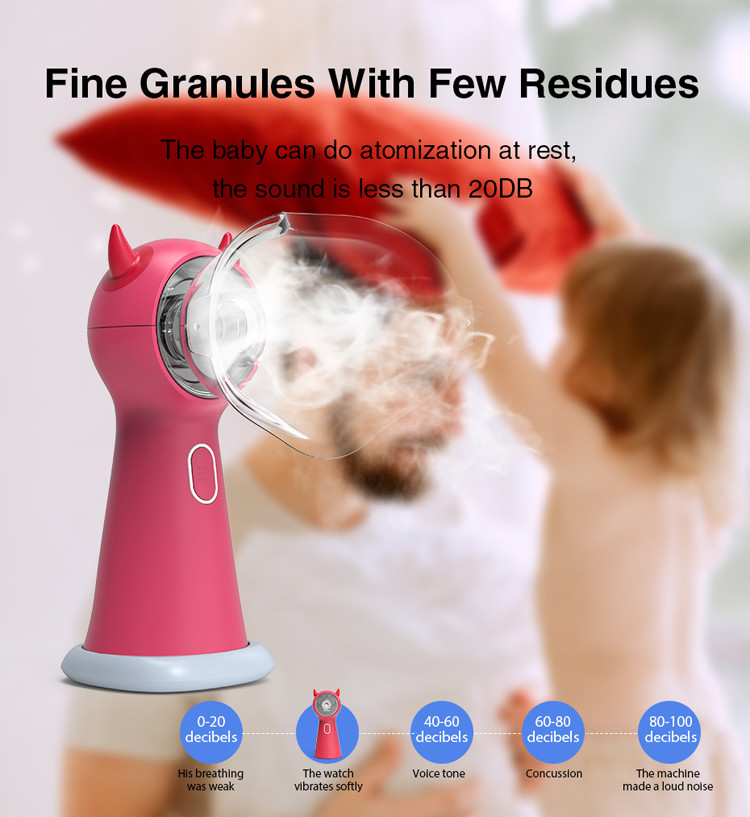 Household Mini Portable Nebulizer Handheld Cough Drug Atomizer Evaporator
