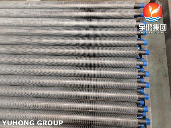Extruded Fin Tube, Base Tube ASME SA179, Fin Material ASME SB221 Al 1060, Air