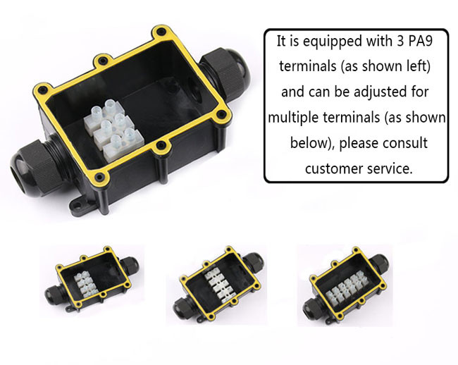 IP68 Outdoor Pool Light Accessories , Double - Way Swimming Pool Light Junction Box