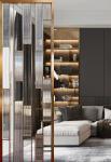 Hotel Office Modern Room Divider Panels Partition 304 316 Stainless Steel