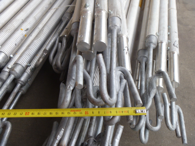 Container Lashing Equipment Operating Rod Aluminum Twist Lock Telescopic Tube Sample Provided with Lashing Bar