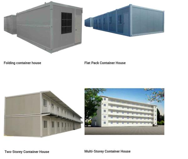 Premade Portable Container House , Earthquake Proof Metal Shipping Container