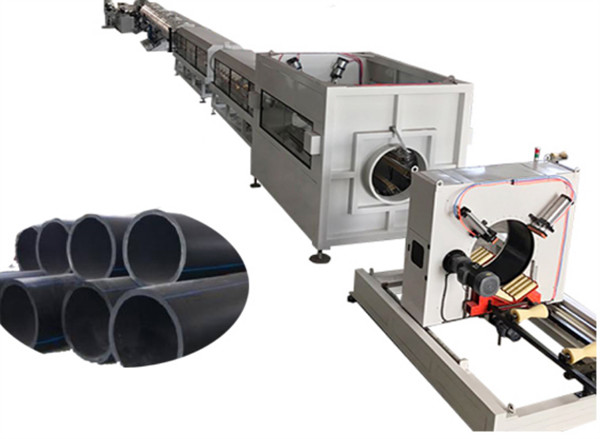 5kw-100kw PLC Control Automatic Plastic Pipe Extrusion Line