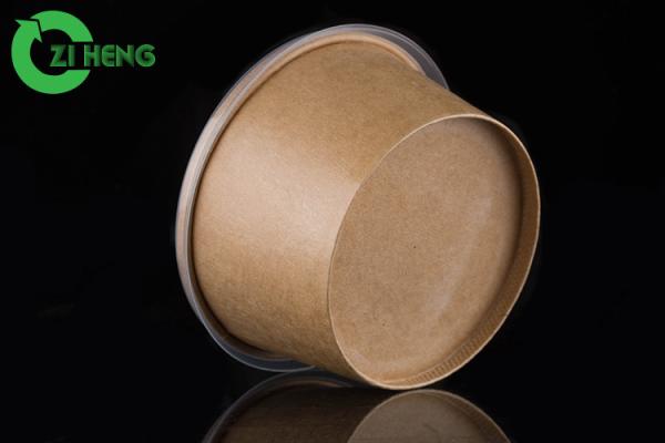 Environmental Food Grade Custom Logo Printed Biodegradable Food Packaging Soup