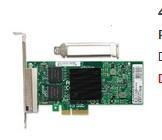 Wholesale DONGWE 4 Gigabit Copper ports PCI-E Server NIC from china suppliers