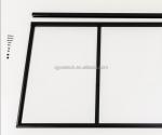 Flat Tempered Glass French Shower Door for Bathroom Decoration in Apartments or