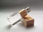 Promotional USB Stick Gift 8GB 16GB 10 ~ 30MB / S Durable Crystal With LED