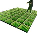 3D Infinity LED Mirror Dance Floor For Wedding Party Support Dimmer Brick Lights