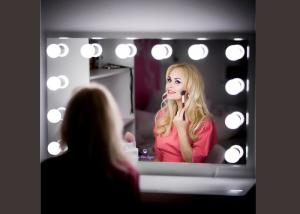 Wholesale Warm White LED Makeup Vanity Lights Kit 4 Button Dimming USB Cable Length 1.5 Meters from china suppliers
