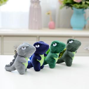 Wholesale Dark Color Tiny Stuffed Animal Keychains Muscle Dinosaur Shape Skin Friendly from china suppliers