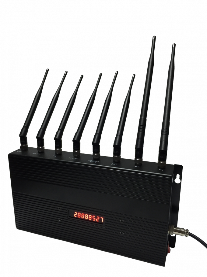 Cell Phone Signal Remote Control Jammer EST-502C8 12W 8 Omni Directional Antennas 2