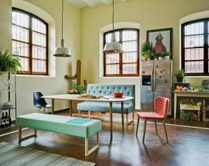 Wholesale Modern Dining Room Restaurant Booth Seating Sofa Furniture Blue Color from china suppliers