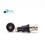 Black Night Vision Accessories , Fischer 4 Pin Male Female Connector For BNVD