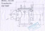 MARINE SUCTION COARSE WATER FILTER AS100 CB/T497-94, HIGH RELIABILITY AND HIGH