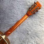 39 Inch OOO KOA Wood Acoustic Guitar Ebony Fingerboard Abalone Inlay With Pickup