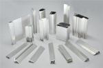 Frosted Fabric Aluminum Window Profiles / Aluminum Glass Door Frame