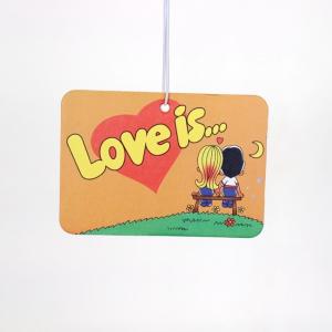 Wholesale Square Shape Scented Paper Air Fresheners Hanging In Home Office from china suppliers