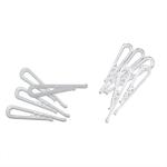 Clear Plastic Shirt Packing Clips for Clothing