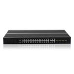 24 Gigabit Industrial Managed POE Switch With 4 SFP Slot Port