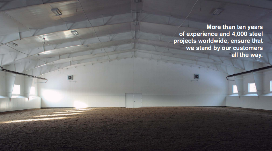 Indoor Horse Riding Arena Hall Horse Stable with Heavy-Duty Steel Farming Performance