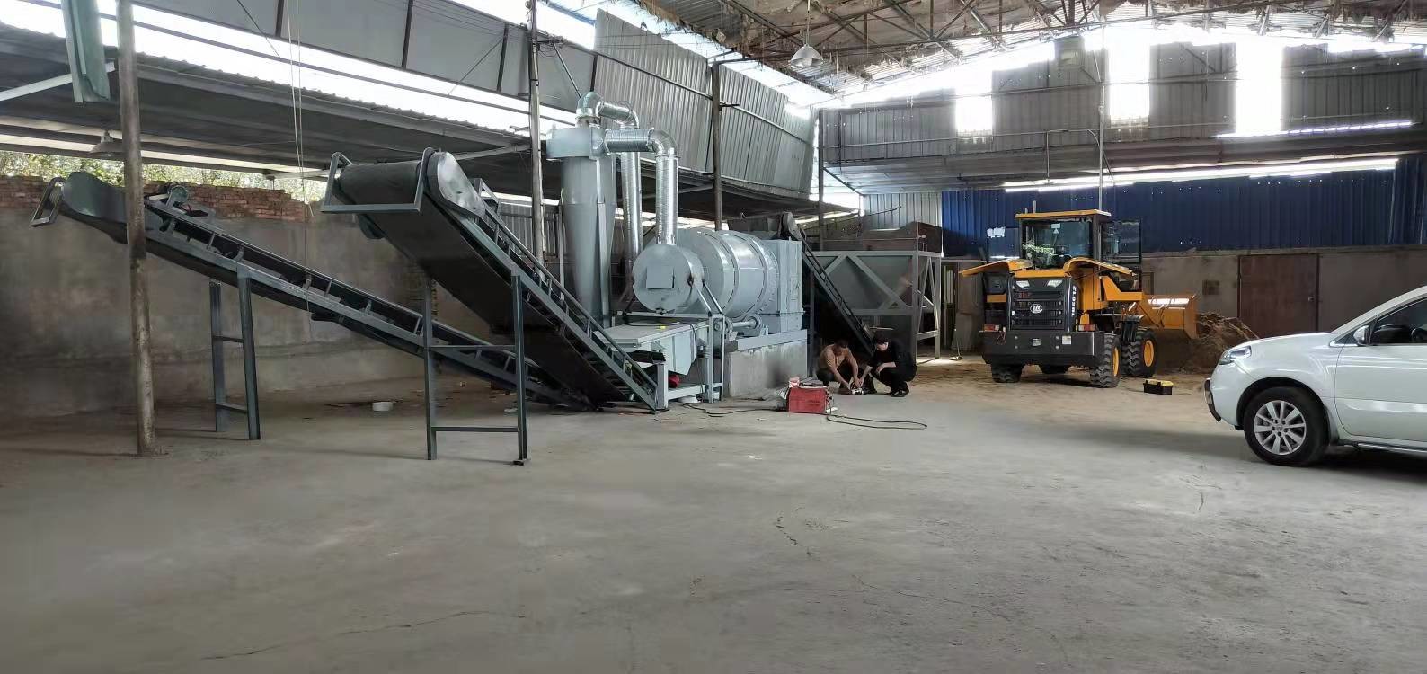 5-25 ton/H Diesel Engine Rotary Dryer Machine Natural Gas Coal Fuel Sand Dryer